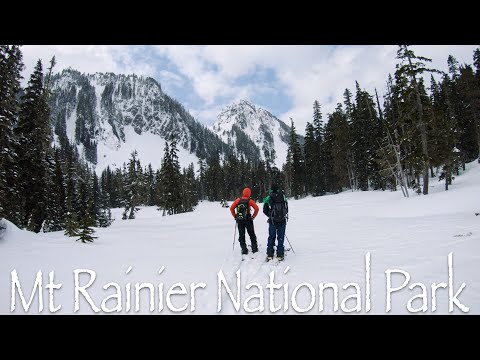 Splitboarding Mt Rainier National Park