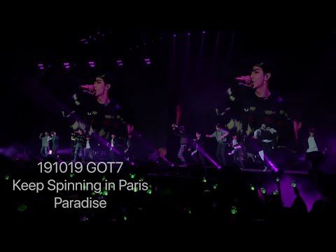 191019 GOT7 KEEP SPINNING in Paris - Paradise