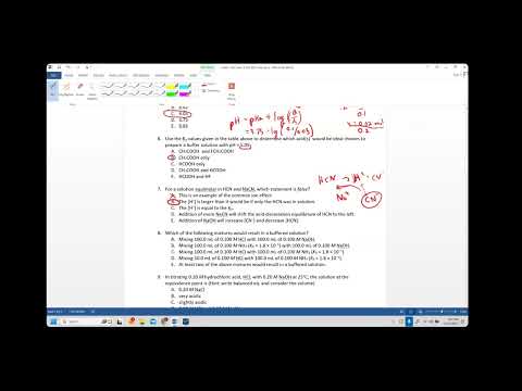 General Chemistry II Exam 2 Review Video