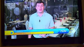 TV surfing at Royal Caribbean Ovation of The Seas cruise ship