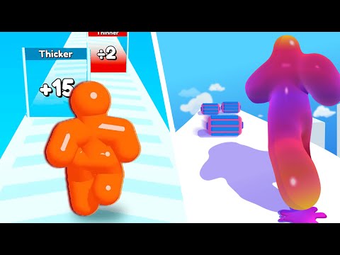 Blob Runner 3D Vs Tall Man Run - NEW UPDATE! All Levels Gameplay Android, iOS #200