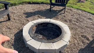 Sunnydaze Outdoor Fire Pit Ring, Heavy Duty Round Steel Fire Ring Insert  Review