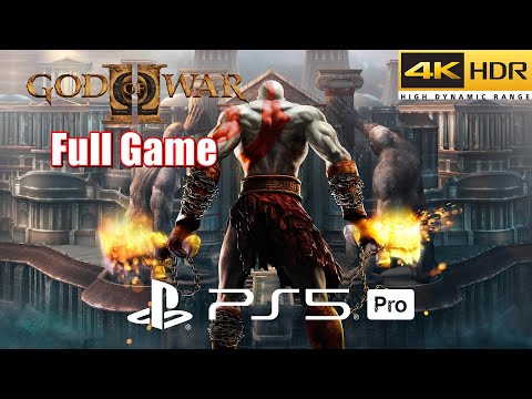 God of war 2 HD Remastered PS5 Pro | Full Game Walkthrough in 4K HDR 60FPS (Must Play #18)
