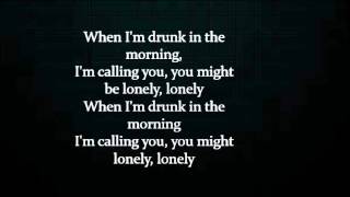 drunk in the morning lyrics