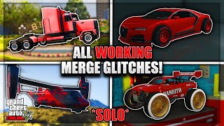 *SOLO* GTA 5 ALL WORKING CAR MERGE GLITCHES AFTER PATCH 1.68! F1/BENNY
