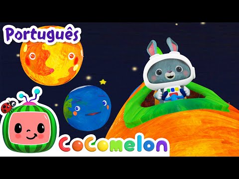 Capa de Cocomelon em Português | Canção dos planetas | Desenhos Animados e Músicas Infantis