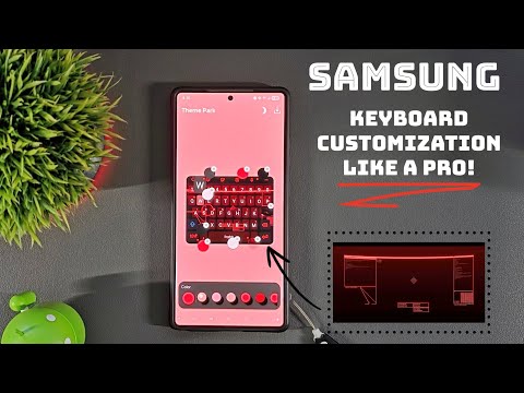 Customize Your Samsung Keyboard Background and Colors Using Theme Park Tutorial!