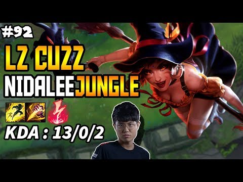 LZ CUZZ Nidalee vs Lee Sin jungle - Korea Challenger