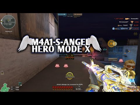 Crossfire West | M4A1-S-Angel Hero Mode X | Game Played #4k
