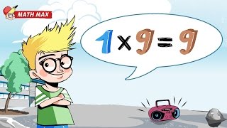 9 Times Table Song | Math Max: Multiplication Table Songs to sing along and memorize