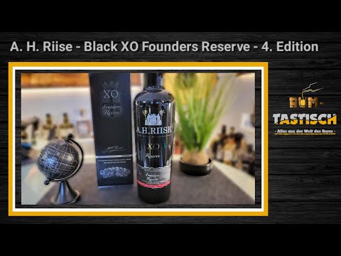 A. H. Riise - Black XO Founders Reserve - 4. Edition 45,1% | Rum-Info & Tasting 🥃