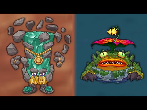Adult Syncopite and Rare Maulch (Sounds and Animations)| My Singing Monsters