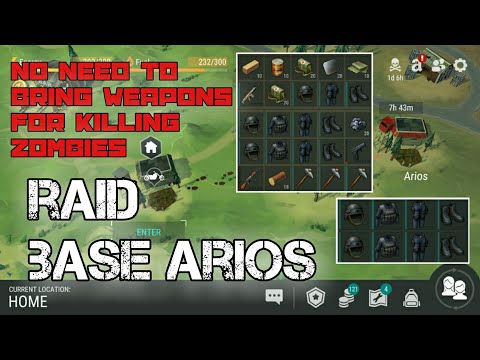 RAIDING BASE ARIOS / NO NEED TO BRING WEAPONS FOR WAVE ZOMBIES! : LAST DAY ON EARTH