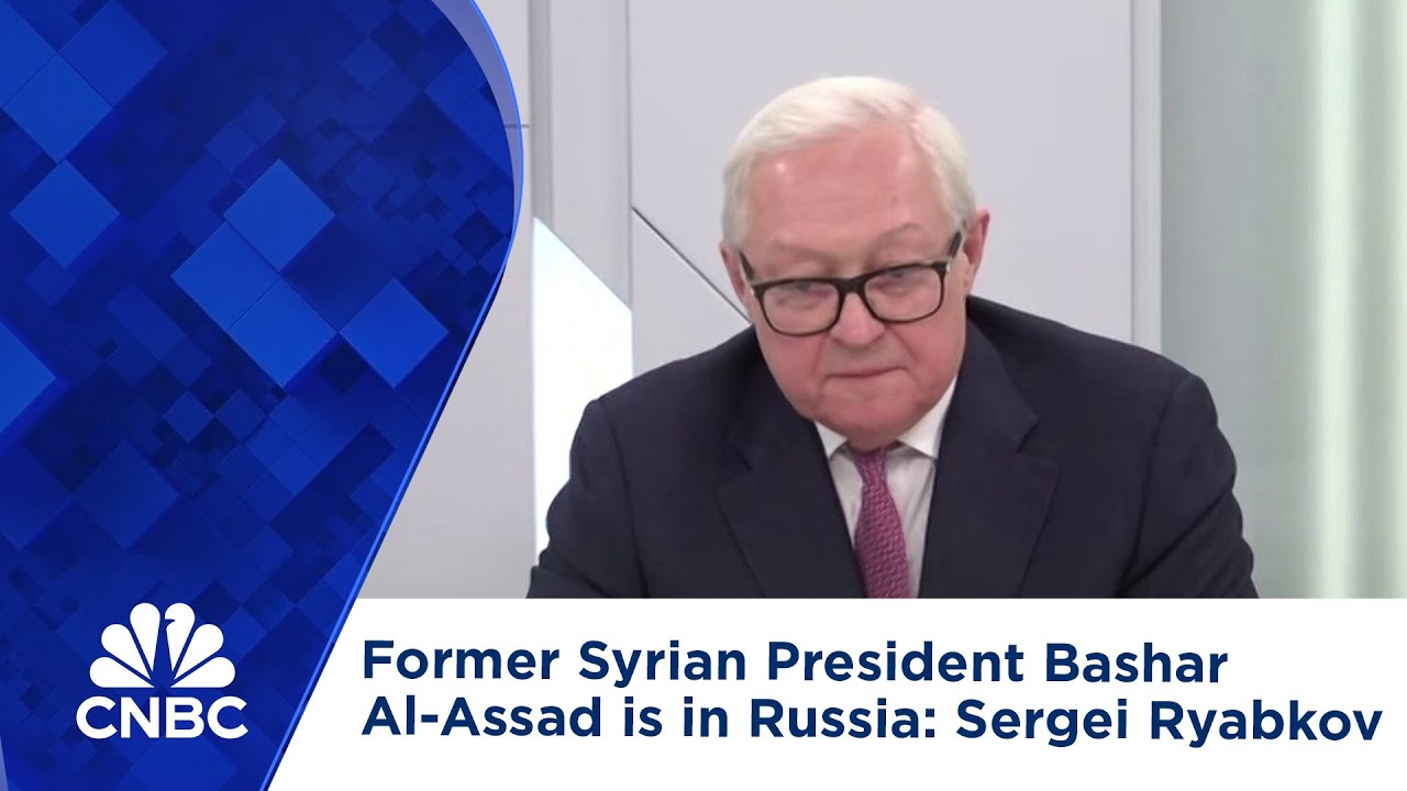 Former Syrian President Bashar Al-Assad is in Russia: Sergei Ryabkov