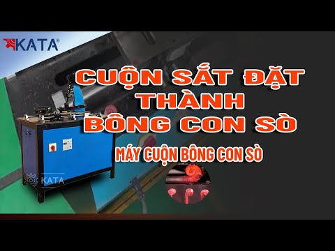 Máy cuộn bông con sò sắt mỹ thuật