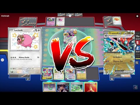 DRAGAPULT ex SFIDA IL POKEMON PIU' FORTE DI TUTTI I TEMPI, LECHONK!!! POKEMON TCG LIVE ITA