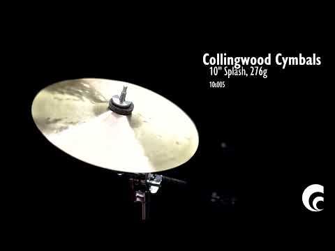 Collingwood Cymbals 10" Splash (276g). Unique & handmade. Free shipping! image 2