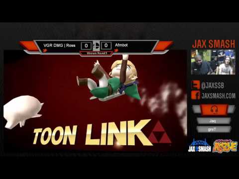 Jax Smash Weekly 6/2/16 - DMG | Ross(Toon Link) Vs. Afmbot(DK) WS WiiU