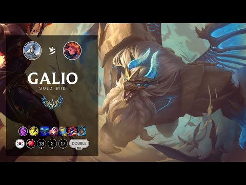 Galio Mid vs Zoe - KR Challenger Patch 12.12