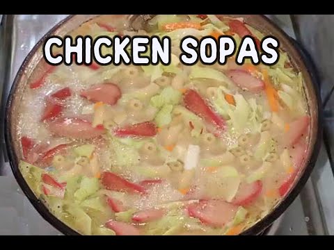 Madaling Lutuin | CREAMY CHICKEN SOPAS | Filipino Chicken Macaroni Sopas | Chicken Soup Recipe