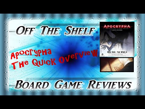 Off The Shelf Board Game Reviews - Apocrypha - The Quick Overview