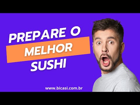 Prepare o melhor sushi com a Máquina de Sushi Bicasi™