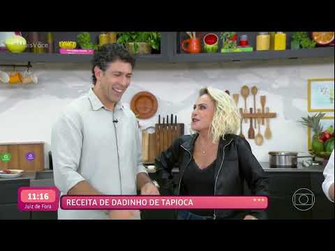 The creator of the tapioca cube recipe teaches the ORIGINAL recipe on Mais Você! | #MaisVocê