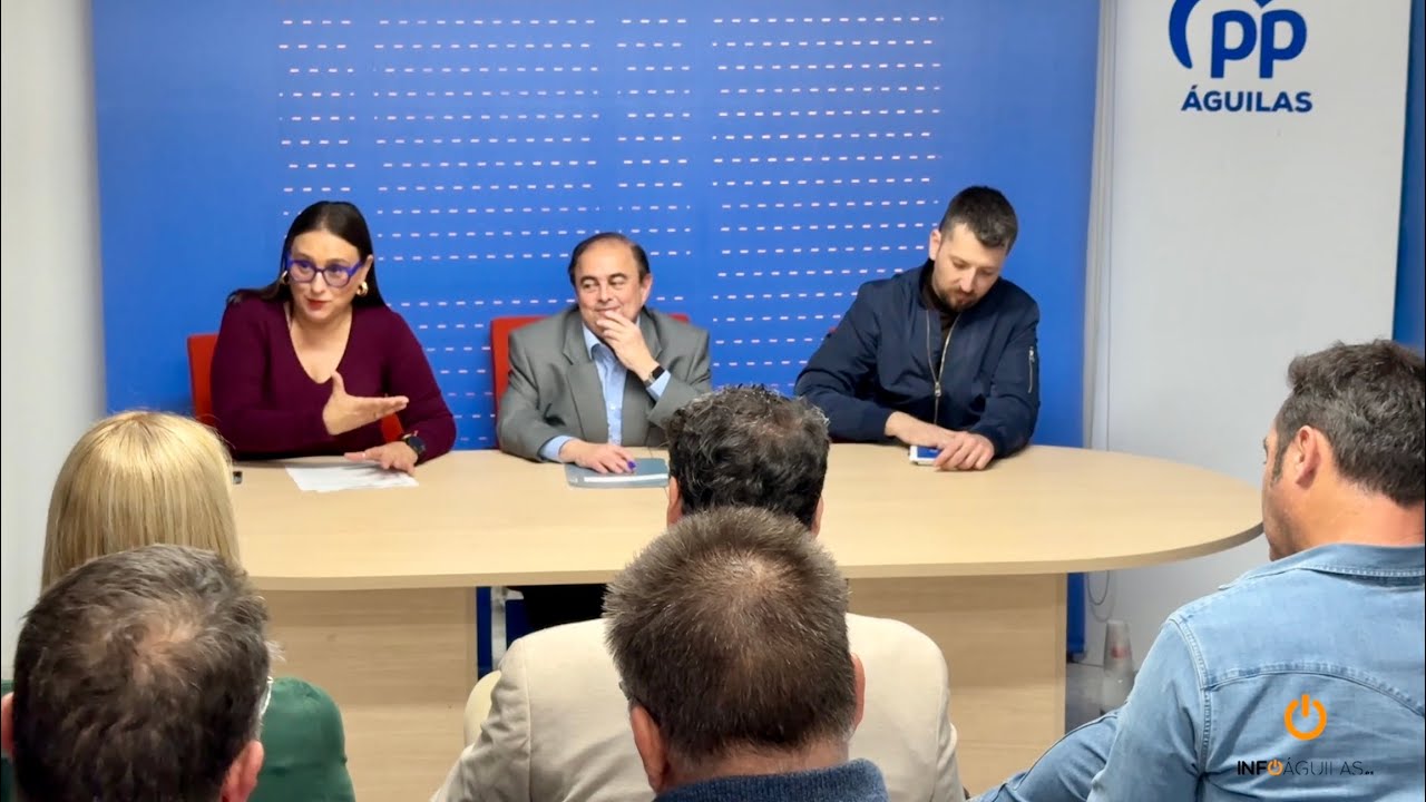 El director general de Carreteras asiste a la Junta Directiva del PP de Águilas y hace balance de las inversiones en esta materia