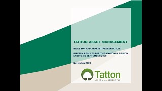 tatton-am-interim-results-investor-presentation-19-11-2020