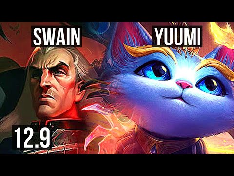 SWAIN & Samira vs YUUMI & Ez (SUP) | Rank 2 Swain, 1/0/13 | EUW Grandmaster | 12.9