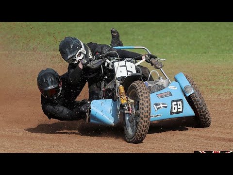 Ledbury Leader Grasstrack 1000cc SIDECAR RACE - ONBOARD