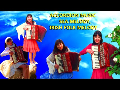 Wiesia Dudkowiak -  Accordion Music Sea Melody, Irish Folk Melody