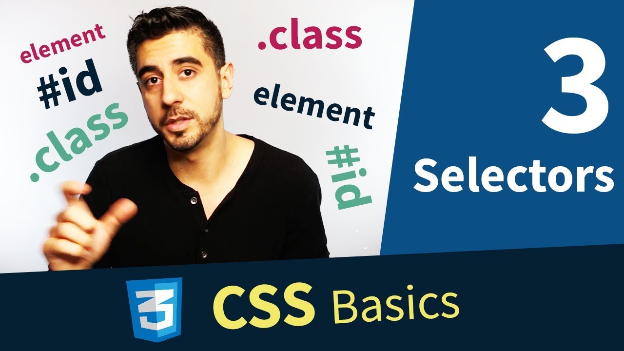 CSS Tutorial — Selectors, Element, Class and ID (3/13)