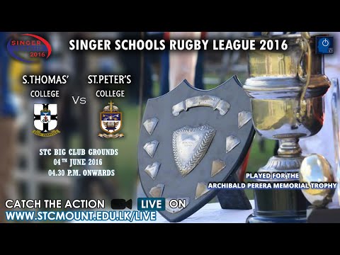 S.Thomas' College Vs St.Peter's College Rugby Encounter 2016