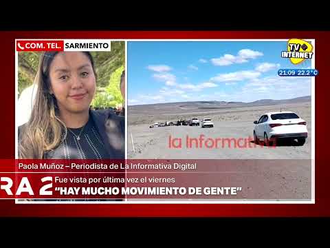 URGENTE: Intensa búsqueda de María José San Martín en Sarmiento, Chubut.