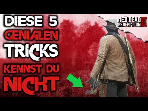 5 brilliant tricks you MUST know - Red Dead Redemption 2 German Tips & Tricks