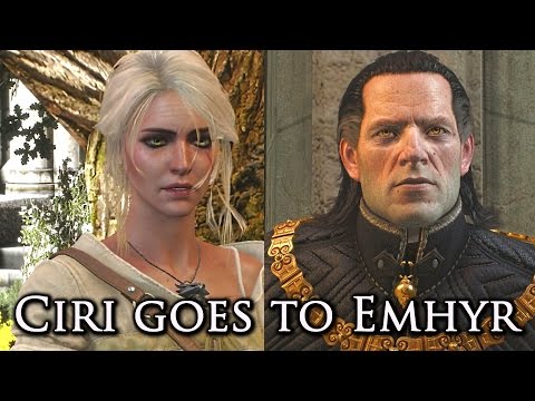 Witcher 3: Ciri Meets Her Father (Emperor Emhyr)