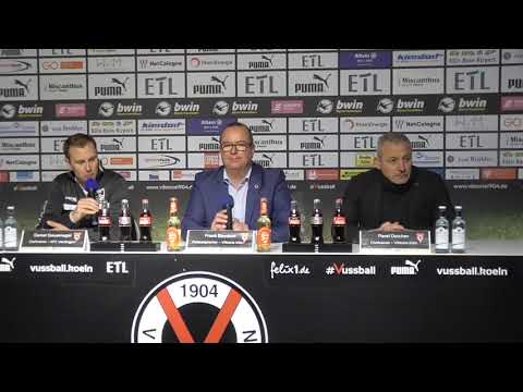 Uerdingerblock FC Viktoria Köln - KFC Uerdingen 05 Pressekonferenz
