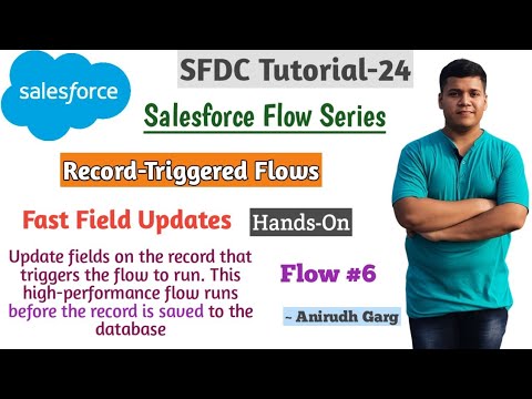 Fast field Updates | Update Field using Record Triggered Flow | SFDC-24 | Salesforce by Anirudh Garg