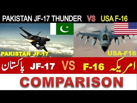Pakistan JF-17 Block 3 Thunder VS USA F-16  F-Falcon