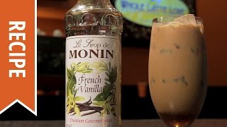 Monin French Vanilla Iced Latte Recipe