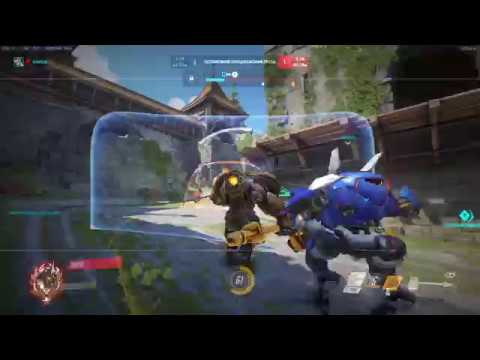 Overwatch Genji+Ana+Orisa Ultimate = one shot - one kill