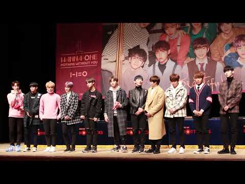 171118 WANNA ONE (워너원) Fan Sign | Ending talk