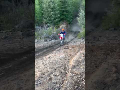 CRF 250x is a torque monster!#enduro #motorcross #hillclimb #fullsend #honda #ktm #dirtbikes #shorts