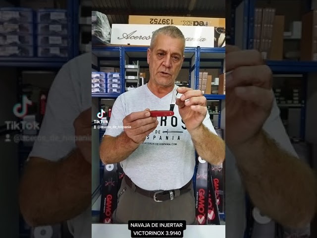 Vídeo relacionado con Victorinox Navaja para flores, Cuchillo jardinería, Profesionales, Hoja recta, negro