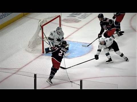 Adam Boqvist With His Second Of The Game Makes It A 5-3 Blue Jackets Lead In The Third