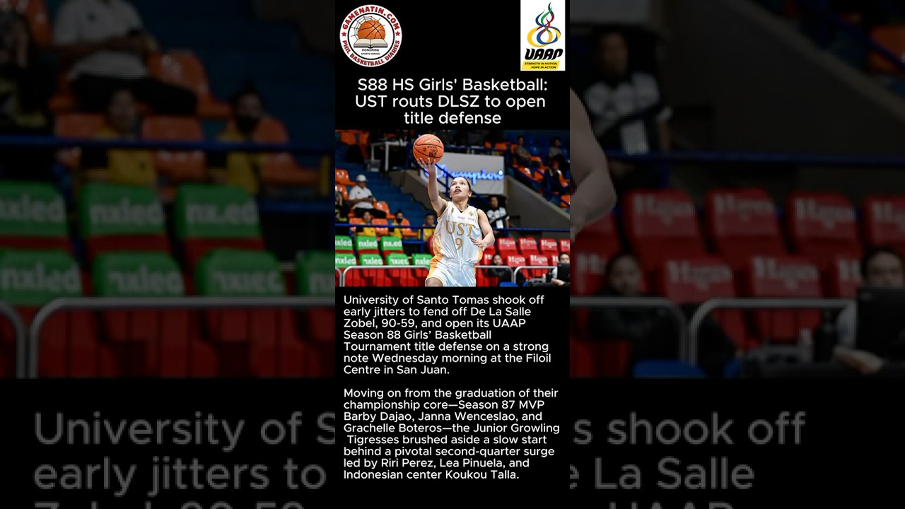 UAAP Girls' Basketball: Defending champion UST routs DLSU