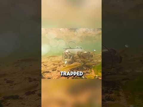 A Fish trap with a surprising Ending #fishingshow #fishpetfun #animallife #fish