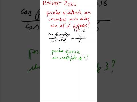 Brevet : Calculer une probabilité simple - Probabilité (10b)
