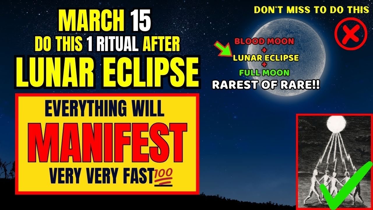 ✅Full Moon March 2025 Ritual | Once In A Century Manifestation Portal | Virgo Full Moon